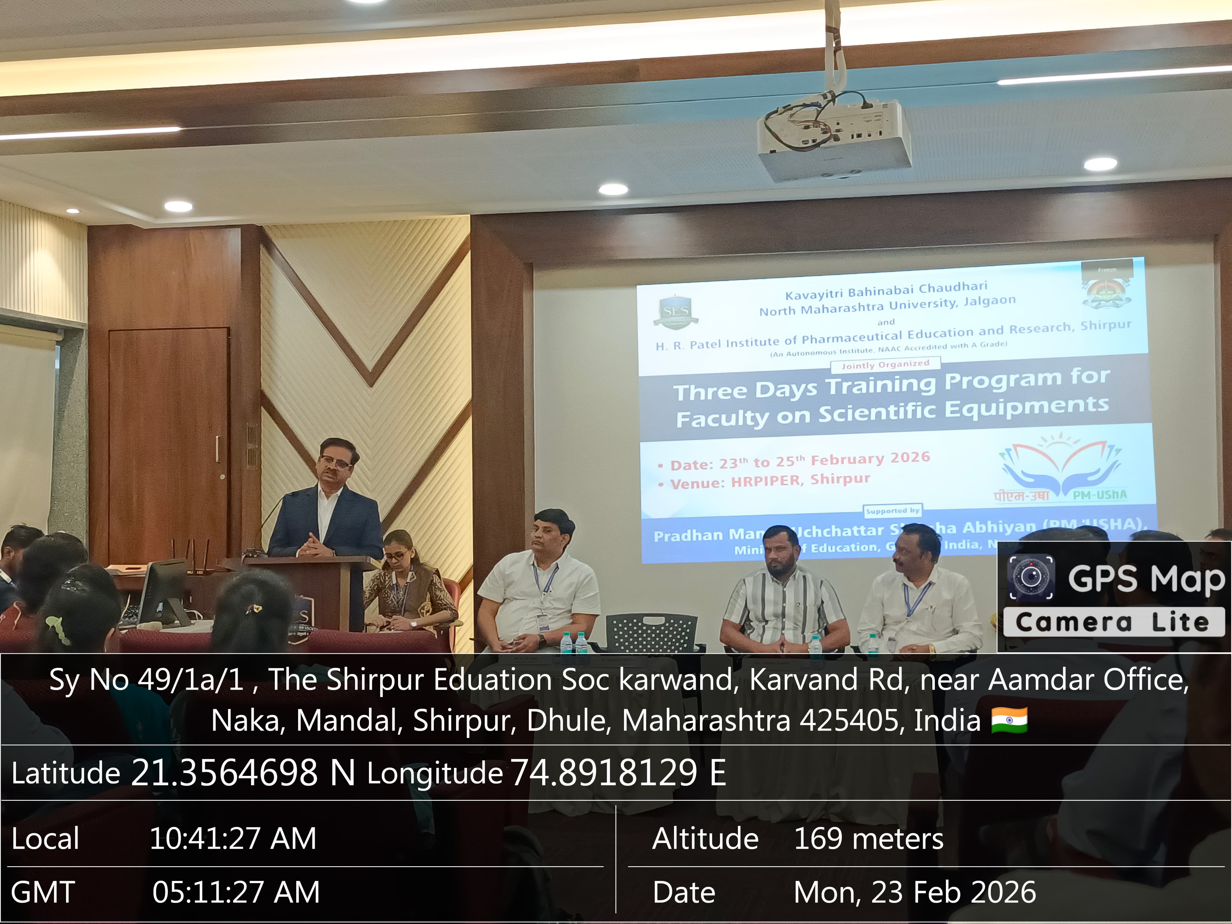 We are proud to share that Mr. Bhushan Patil, from Smt. Sharadchandrika Suresh Patil College of Pharmacy, Chopda, has successfully attended and completed the Three Days Training Program for Faculty on